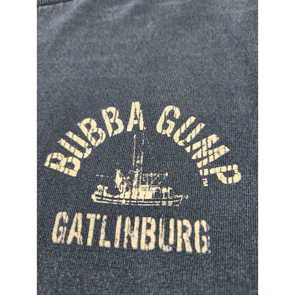 Vintage bubba gump shrimp T-shirt Gatlinburg TN Restaurant Movie Sz Small Medium - Picture 4 of 11